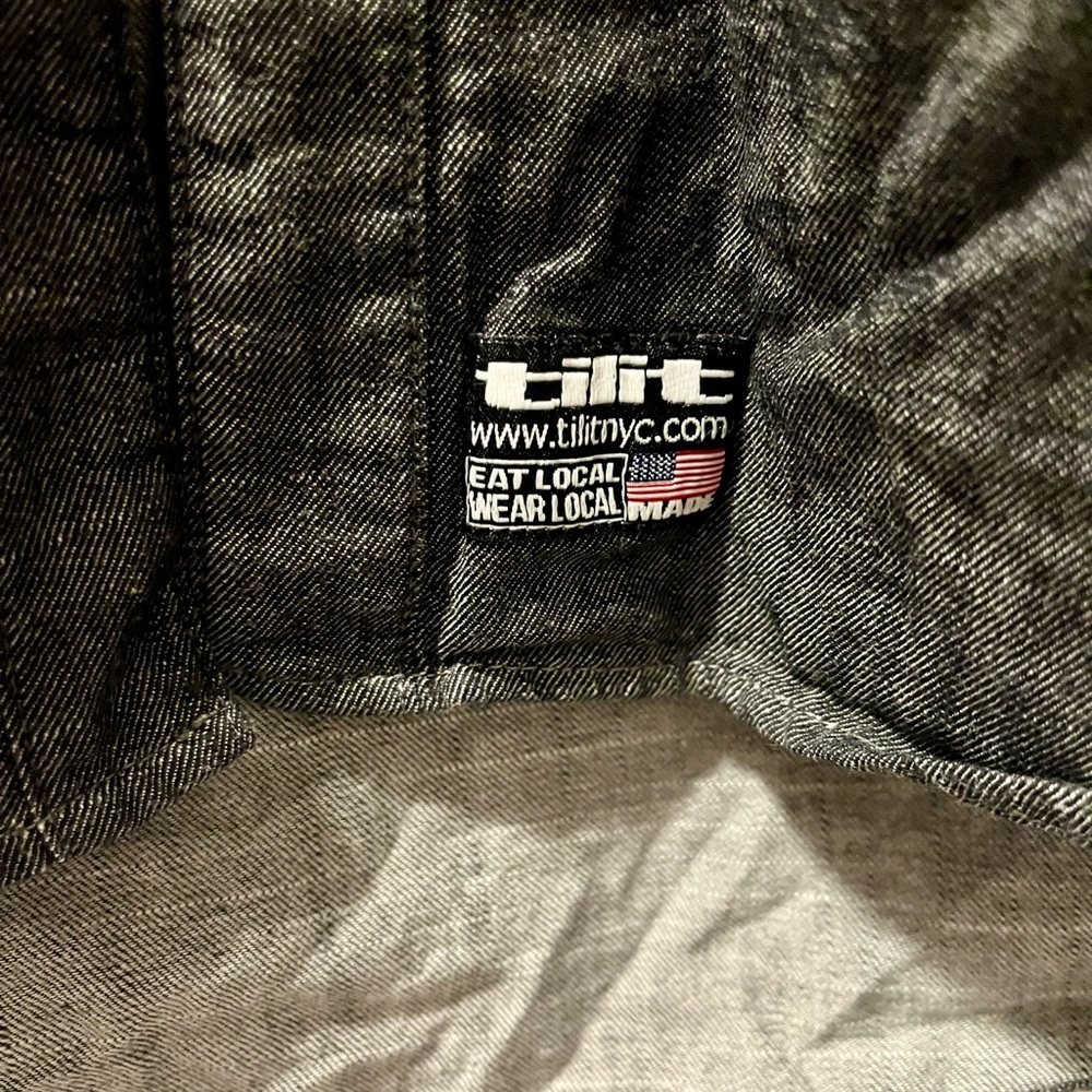 Tilit workshirt size small charcoal gray